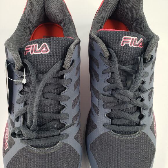 FILA Running Shoes Womens Size 12 Memory Foam Fantom 6 Gray Grey & Neon Pink - Picture 6 of 14